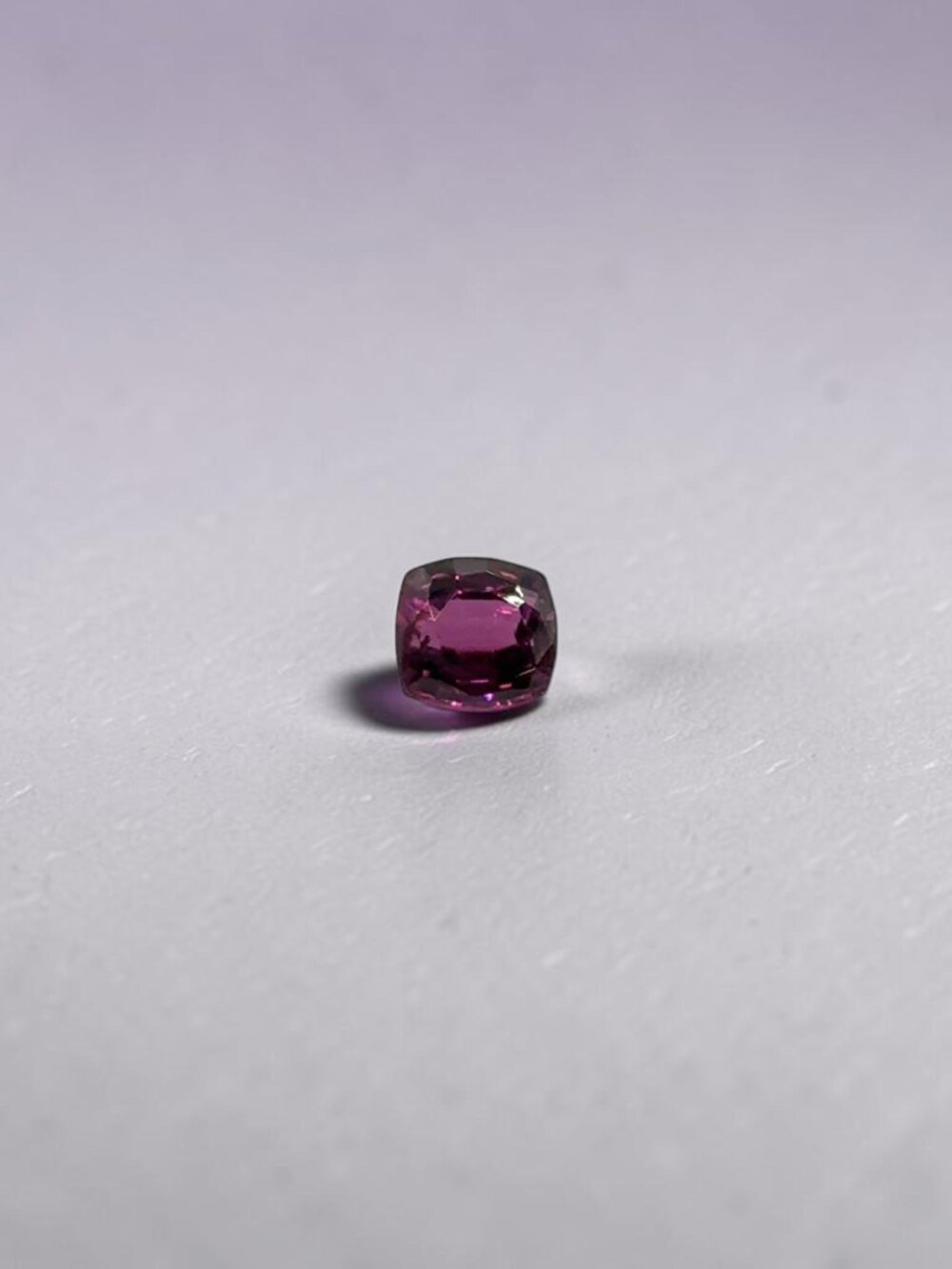 2.13 Carat Cushion Cut Rhodolite Garnet Gemstone